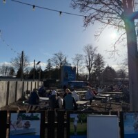 Haggerston Castle garden bar