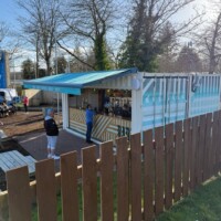 Haggerston Castle garden bar