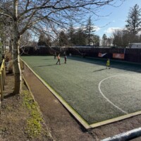 Haggerston Castle football pitch