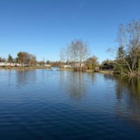 Haggerston Castle lake view