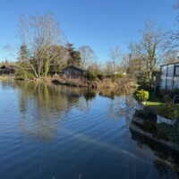 Haggerston Castle lake view